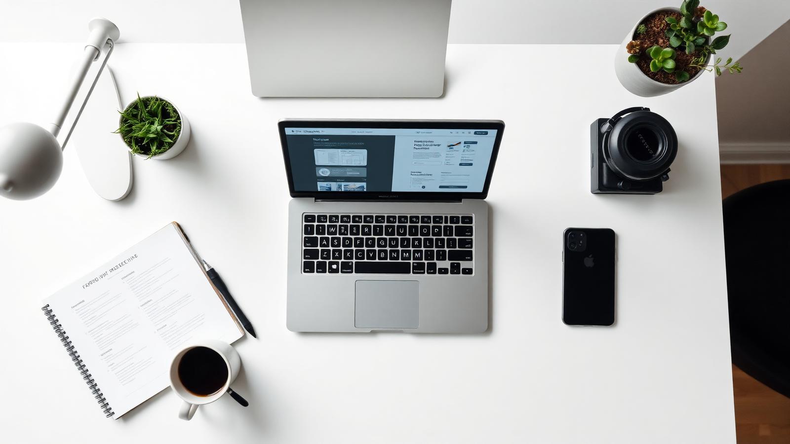 Designer workspace — premium web design in progress